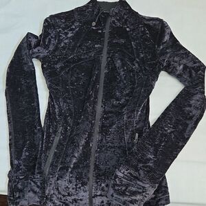 Lululemon Crushed Velvet Define Jacket - Black